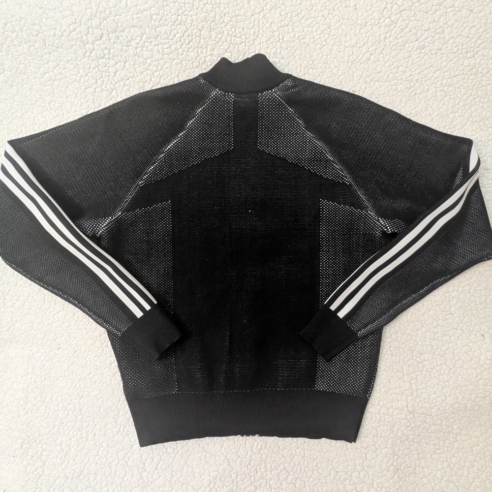 Adidas ID Knit Track Jacket Black Zip-up - Picture 7 of 8